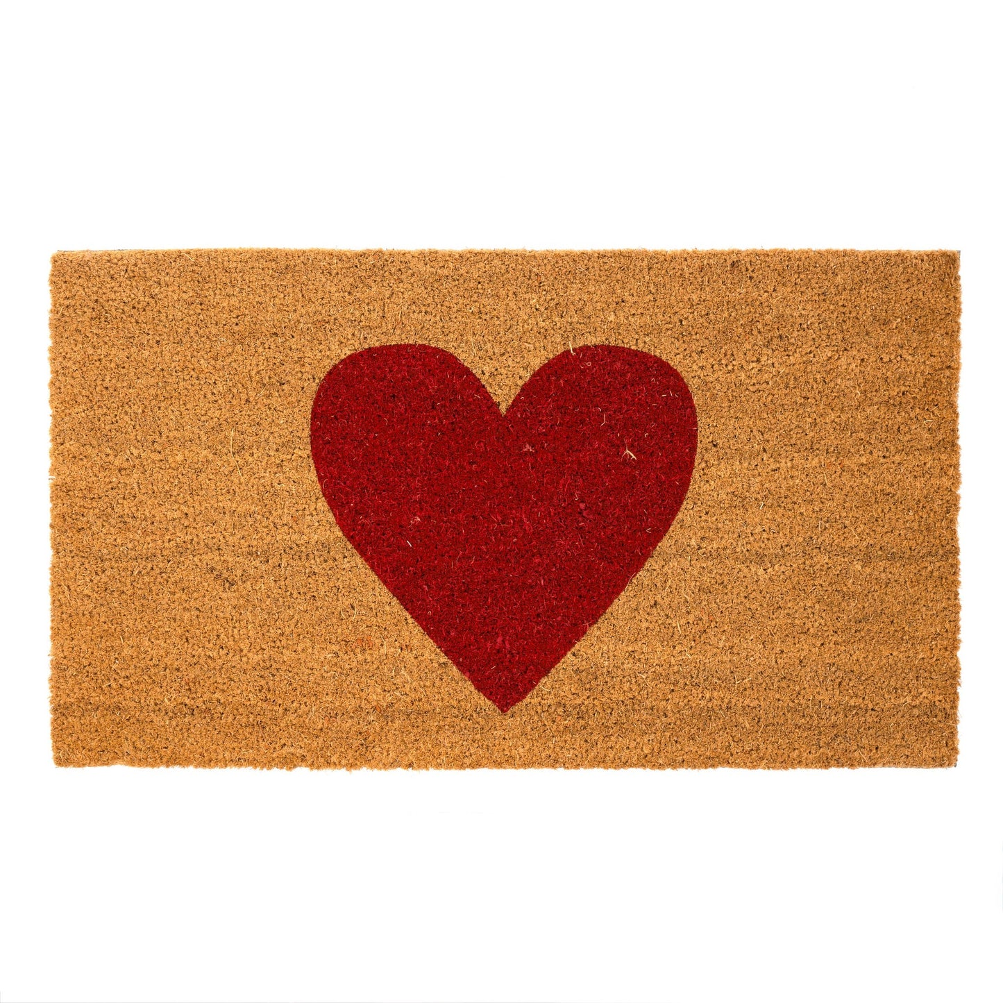 Heart doormat, Red
